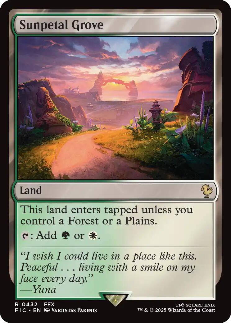 Sunpetal Grove (Surge Foil) [FINAL FANTASY Commander] - The Mythic Store | 24h Order Processing