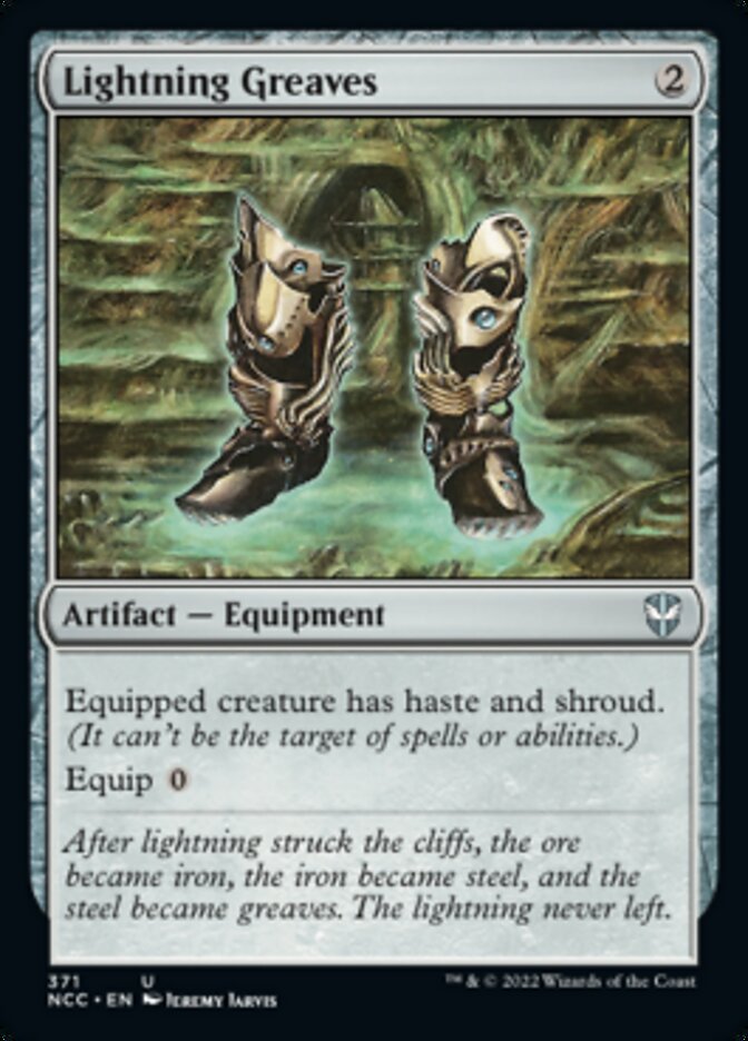 Lightning Greaves [Streets of New Capenna Commander] - The Mythic Store | 24h Order Processing