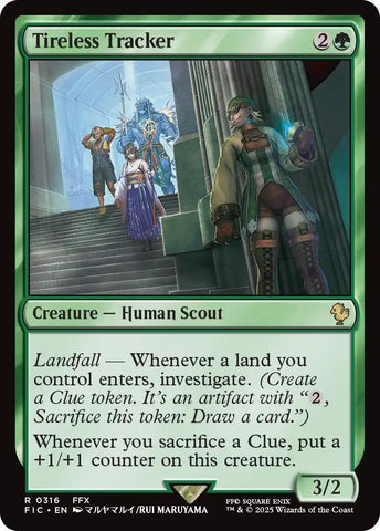 Tireless Tracker (Surge Foil) [FINAL FANTASY Commander] - The Mythic Store | 24h Order Processing