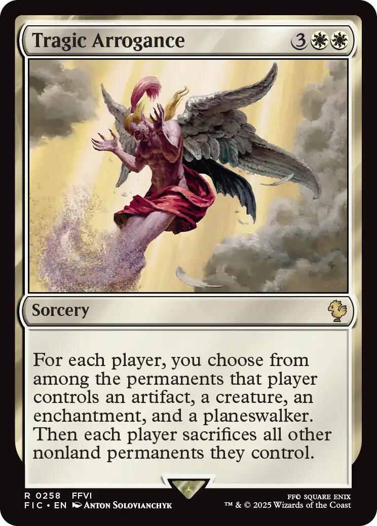 Tragic Arrogance (Surge Foil) [FINAL FANTASY Commander] - The Mythic Store | 24h Order Processing