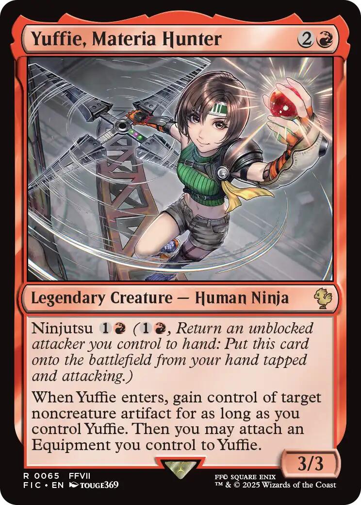 Yuffie, Materia Hunter (Surge Foil) [FINAL FANTASY Commander] - The Mythic Store | 24h Order Processing