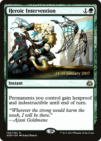 Heroic Intervention [Aether Revolt Prerelease Promos] - The Mythic Store | 24h Order Processing