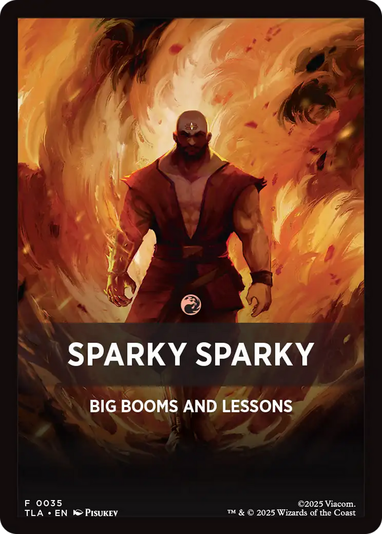 Sparky Sparky Theme Card [Avatar: The Last Airbender Tokens] - The Mythic Store | 24h Order Processing