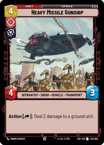 Heavy Missile Gunship (134/264) (134/264) [Legends of the Force] - The Mythic Store | 24h Order Processing
