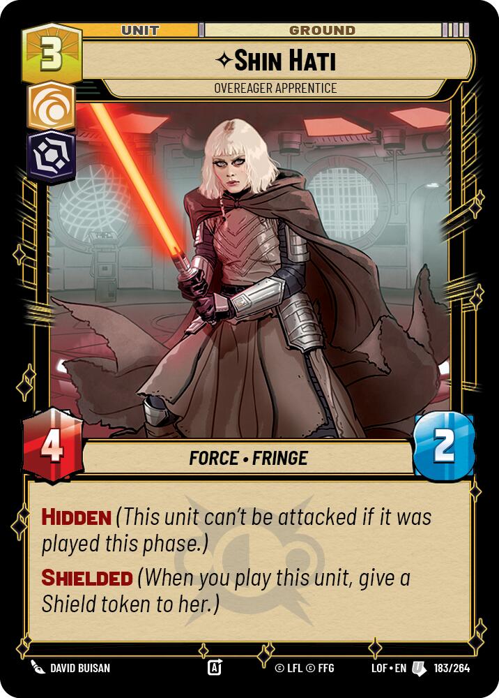 Shin Hati - Overeager Apprentice (183/264) (183/264) [Legends of the Force] - The Mythic Store | 24h Order Processing
