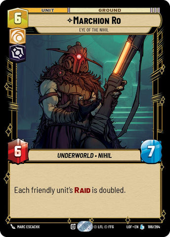 Marchion Ro - Eye of the Nihil (186/264) (186/264) [Legends of the Force] - The Mythic Store | 24h Order Processing