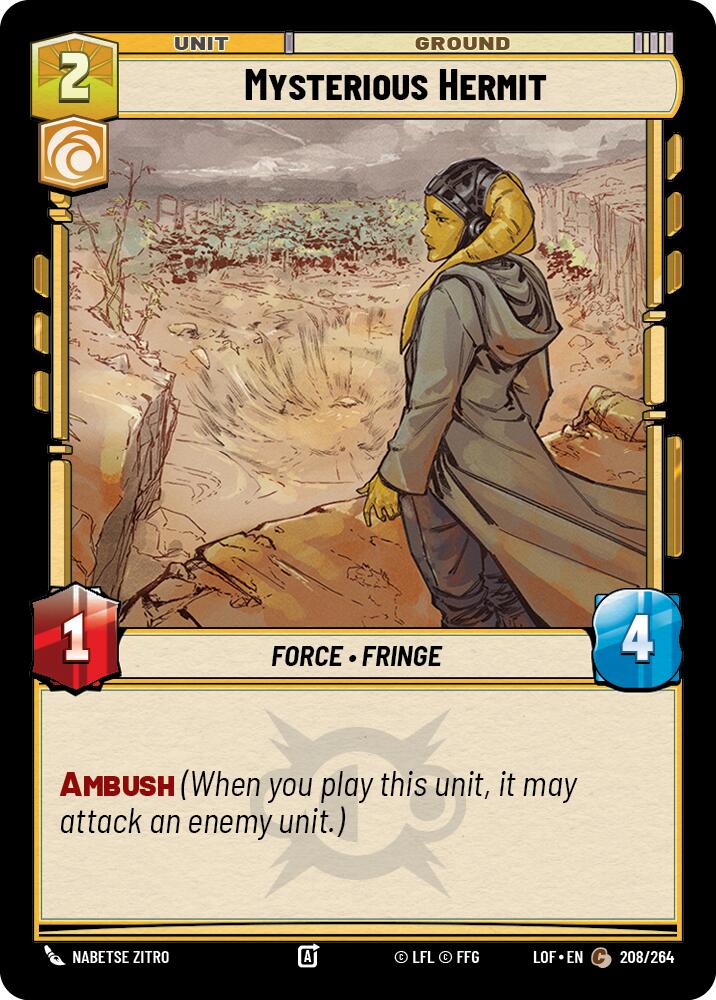 Mysterious Hermit (208/264) (208/264) [Legends of the Force] - The Mythic Store | 24h Order Processing