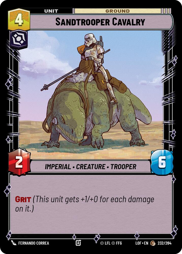 Sandtrooper Cavalry (232/264) (232/264) [Legends of the Force] - The Mythic Store | 24h Order Processing