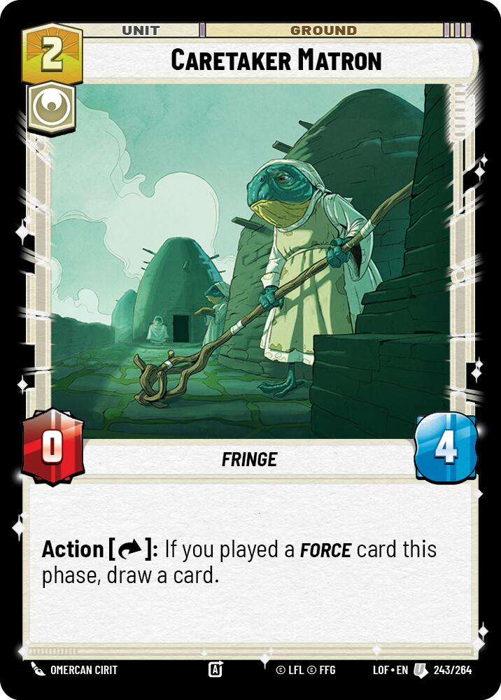 Caretaker Matron (243/264) (243/264) [Legends of the Force] - The Mythic Store | 24h Order Processing