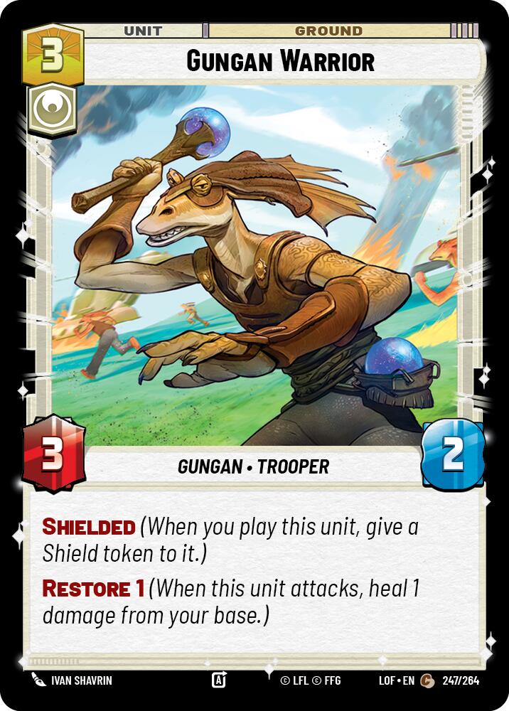 Gungan Warrior (247/264) (247/264) [Legends of the Force] - The Mythic Store | 24h Order Processing