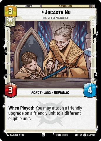 Jocasta Nu - The Gift of Knowledge (248/264) (248/264) [Legends of the Force] - The Mythic Store | 24h Order Processing