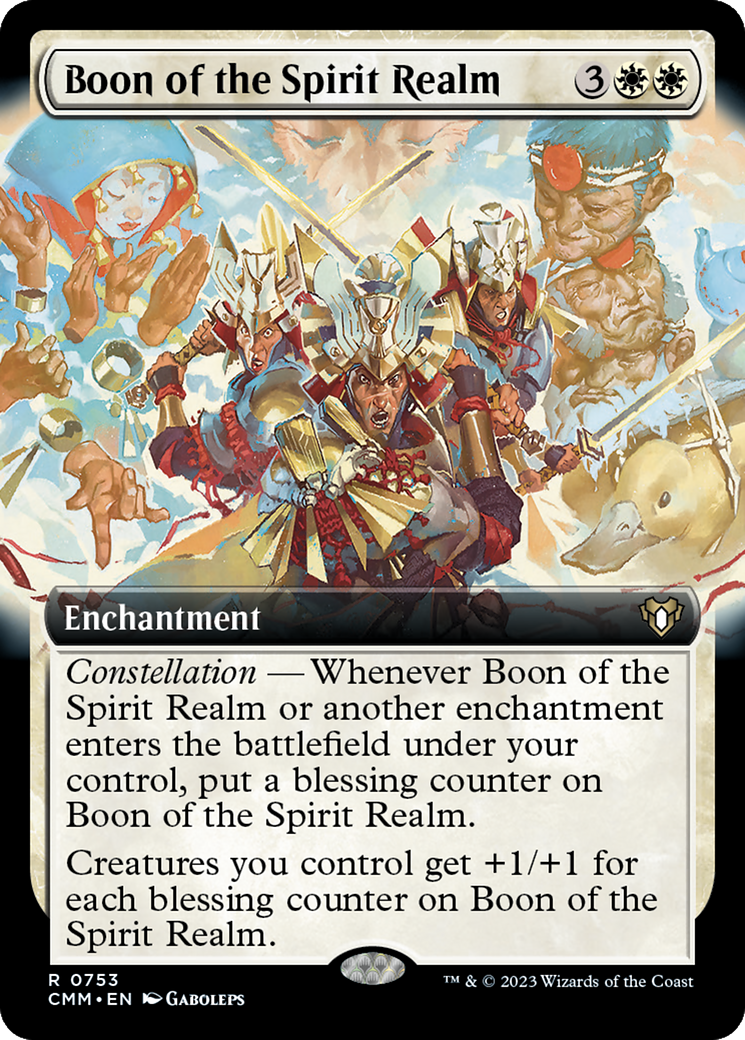 Boon of the Spirit Realm (Extended Art) [Commander Masters] - The Mythic Store | 24h Order Processing