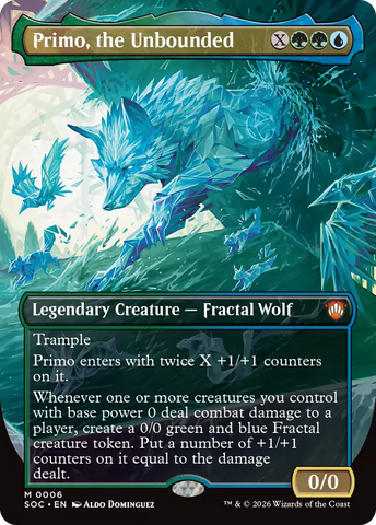 Primo, the Unbounded (Borderless) [Secrets of Strixhaven Commander] - The Mythic Store | 24h Order Processing