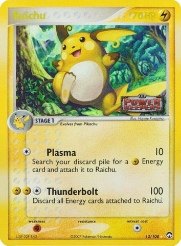 Raichu (12/108) (Stamped) [EX: Power Keepers] - The Mythic Store | 24h Order Processing