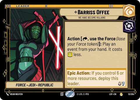 Barriss Offee - We Have Become Villains (013/264) (013/264) [Legends of the Force] - The Mythic Store | 24h Order Processing