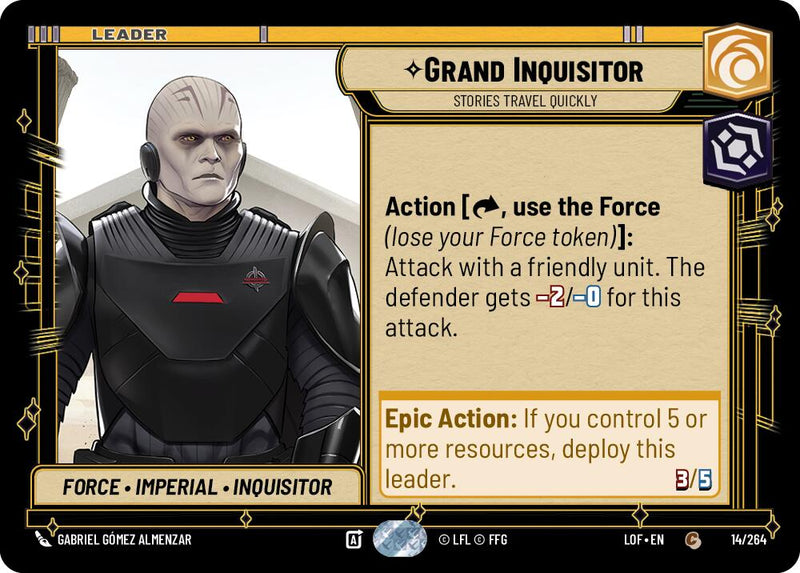 Grand Inquisitor - Stories Travel Quickly (014/264) (014/264) [Legends of the Force] - The Mythic Store | 24h Order Processing
