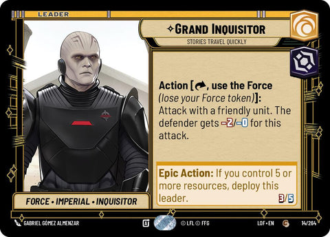 Grand Inquisitor - Stories Travel Quickly (014/264) (014/264) [Legends of the Force] - The Mythic Store | 24h Order Processing
