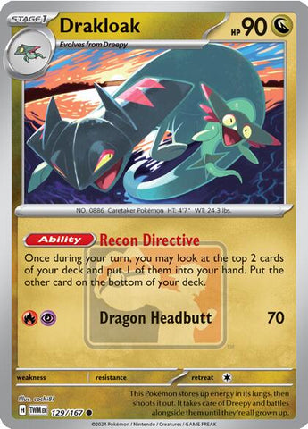 Drakloak (129/167) [League & Championship Cards] - The Mythic Store | 24h Order Processing