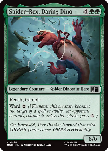 Spider-Rex, Daring Dino [Marvel Super Heroes Commander] - The Mythic Store | 24h Order Processing