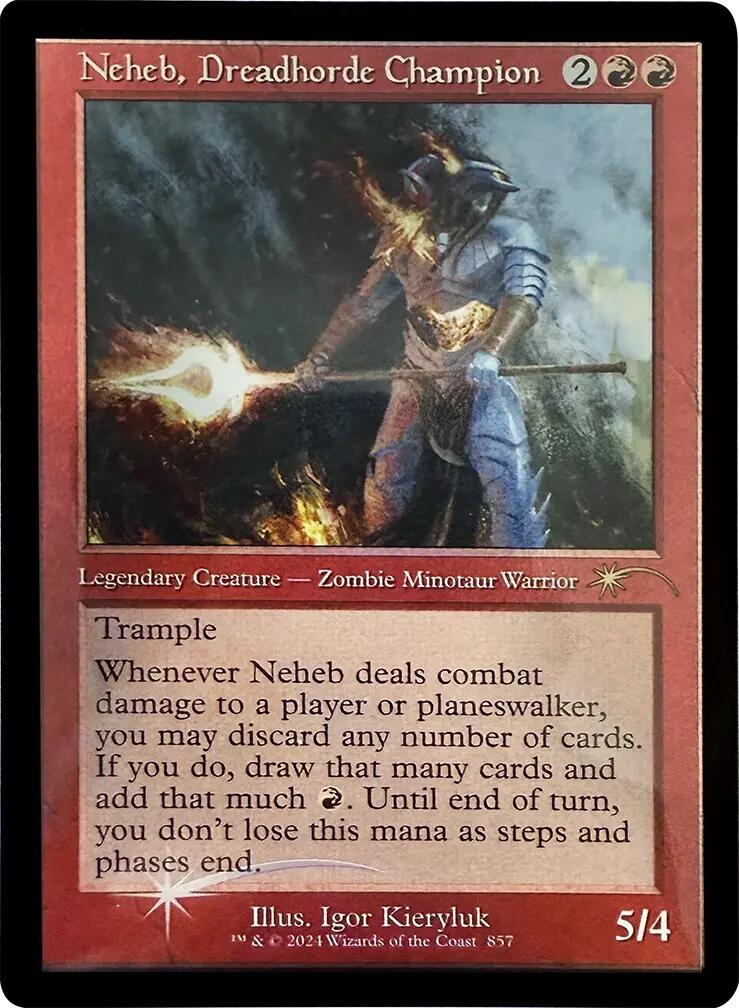 Neheb, Dreadhorde Champion (Retro Frame) [Secret Lair Drop Series] - The Mythic Store | 24h Order Processing