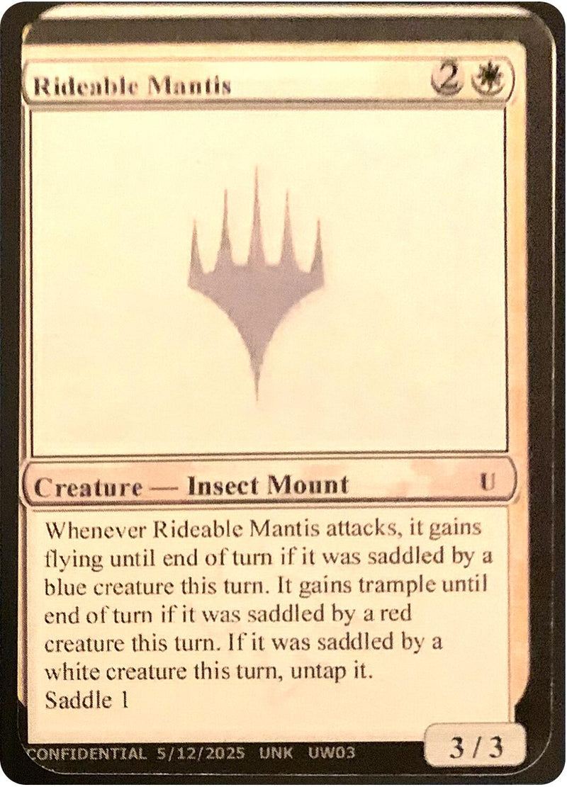 Rideable Mantis [Unknown Event] - The Mythic Store | 24h Order Processing