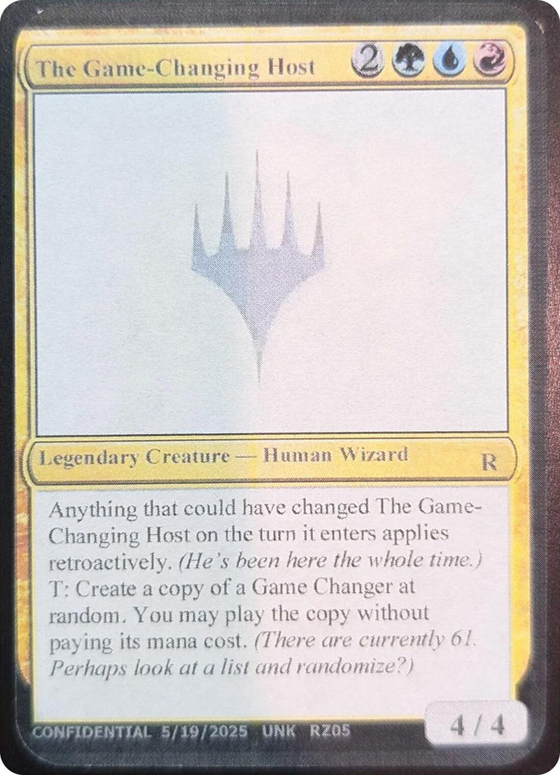 The Game-Changing Host [Unknown Event] - The Mythic Store | 24h Order Processing