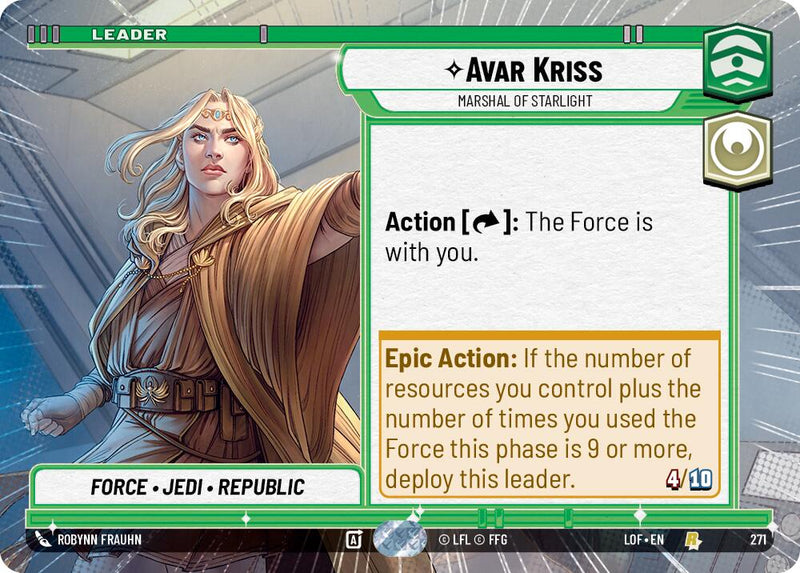 Avar Kriss - Marshal of Starlight (271) (Hyperspace) (271) [Legends of the Force] - The Mythic Store | 24h Order Processing