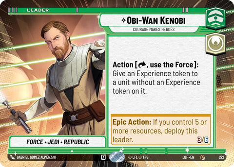 Obi-Wan Kenobi - Courage Makes Heroes (272) (Hyperspace) (272) [Legends of the Force] - The Mythic Store | 24h Order Processing