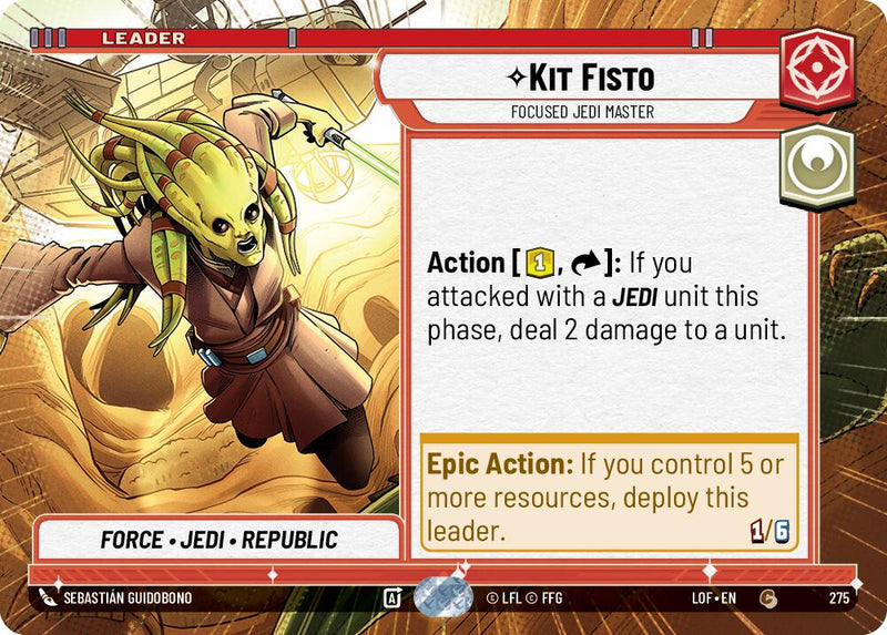 Kit Fisto - Focused Jedi Master (275) (Hyperspace) (275) [Legends of the Force] - The Mythic Store | 24h Order Processing