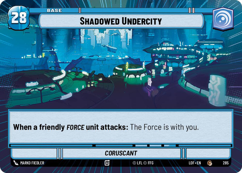 Shadowed Undercity // Force (285 // t06) (Hyperspace) (285 // T06) [Legends of the Force] - The Mythic Store | 24h Order Processing