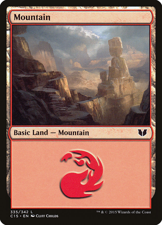 Mountain (335) [Commander 2015] - The Mythic Store | 24h Order Processing