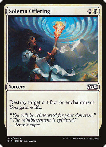Solemn Offering [Magic 2015] - The Mythic Store | 24h Order Processing