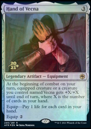 Hand of Vecna [Dungeons & Dragons: Adventures in the Forgotten Realms Prerelease Promos] - The Mythic Store | 24h Order Processing