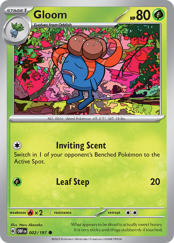Gloom (002/197) [Scarlet & Violet: Obsidian Flames] - The Mythic Store | 24h Order Processing