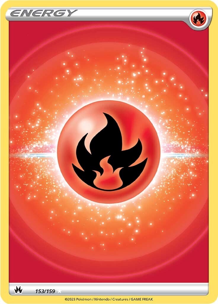 Fire Energy (153/159) (Texture Full Art) [Sword & Shield: Crown Zenith] - The Mythic Store | 24h Order Processing