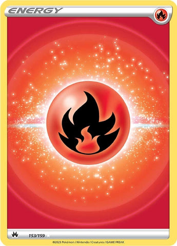 Fire Energy (153/159) (Texture Full Art) [Sword & Shield: Crown Zenith] - The Mythic Store | 24h Order Processing