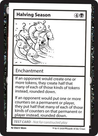 Halving Season [Mystery Booster 2 Playtest Cards] - The Mythic Store | 24h Order Processing