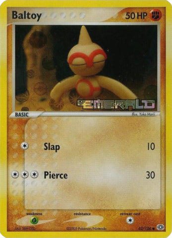 Baltoy (43/106) (Stamped) [EX: Emerald] - The Mythic Store | 24h Order Processing