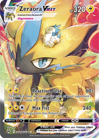 Zeraora VMAX (GG42/GG70) [Sword & Shield: Crown Zenith] - The Mythic Store | 24h Order Processing