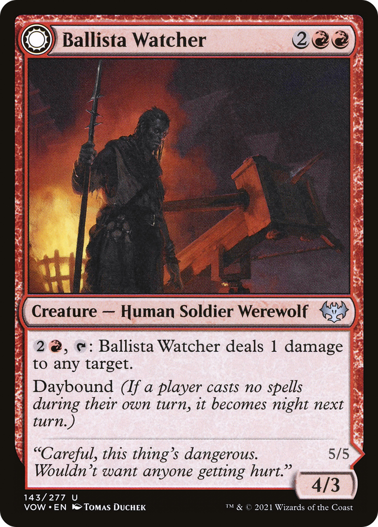 Ballista Watcher // Ballista Wielder [Innistrad: Crimson Vow] - The Mythic Store | 24h Order Processing