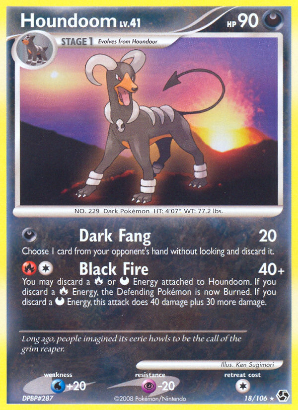 Houndoom (18/106) [Diamond & Pearl: Great Encounters] - The Mythic Store | 24h Order Processing