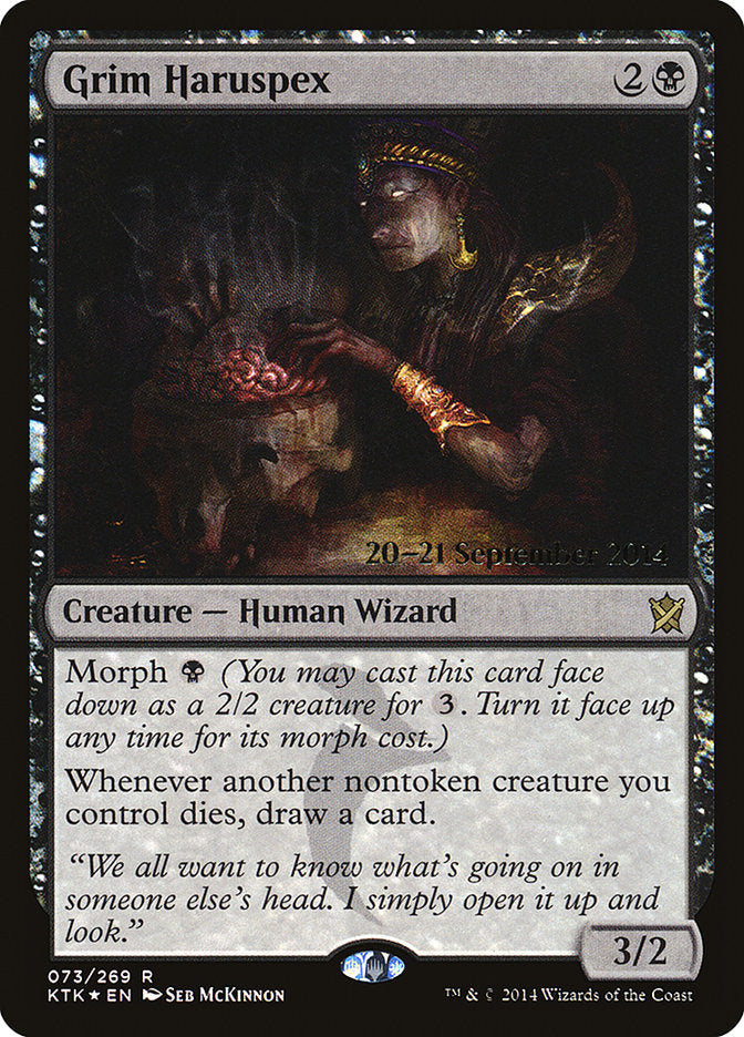 Grim Haruspex [Khans of Tarkir Prerelease Promos] - The Mythic Store | 24h Order Processing
