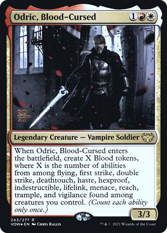 Odric, Blood-Cursed [Innistrad: Crimson Vow Prerelease Promos] - The Mythic Store | 24h Order Processing