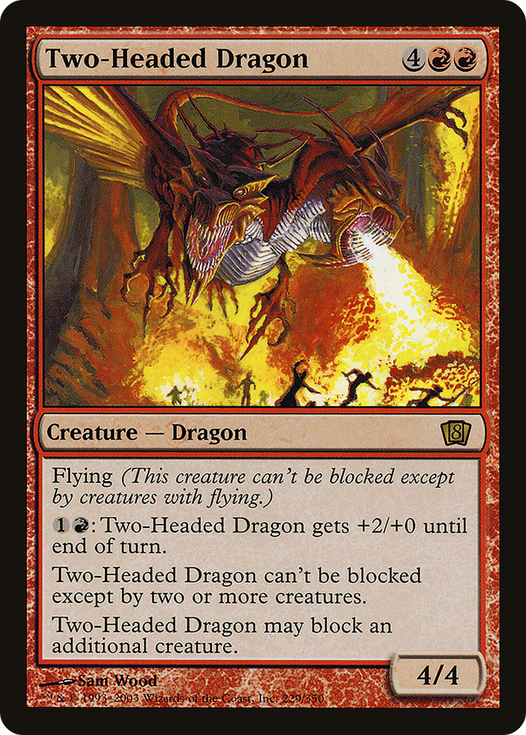 Two-Headed Dragon (E3 2003) [Oversize Cards] - The Mythic Store | 24h Order Processing