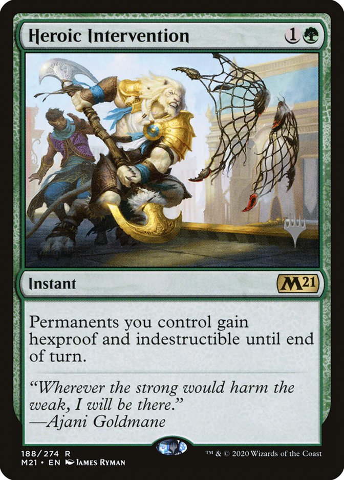 Heroic Intervention (Promo Pack) [Core Set 2021 Promos] - The Mythic Store | 24h Order Processing