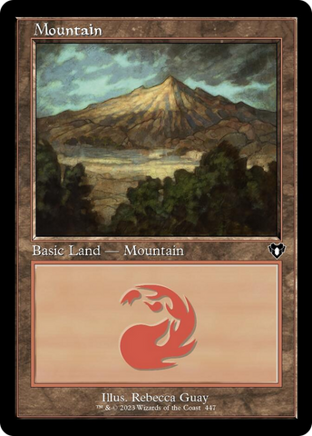 Mountain (447) (Retro) [Commander Masters] - The Mythic Store | 24h Order Processing