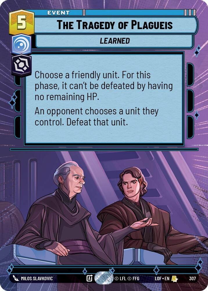 The Tragedy of Plagueis (307) (Hyperspace) (307) [Legends of the Force] - The Mythic Store | 24h Order Processing