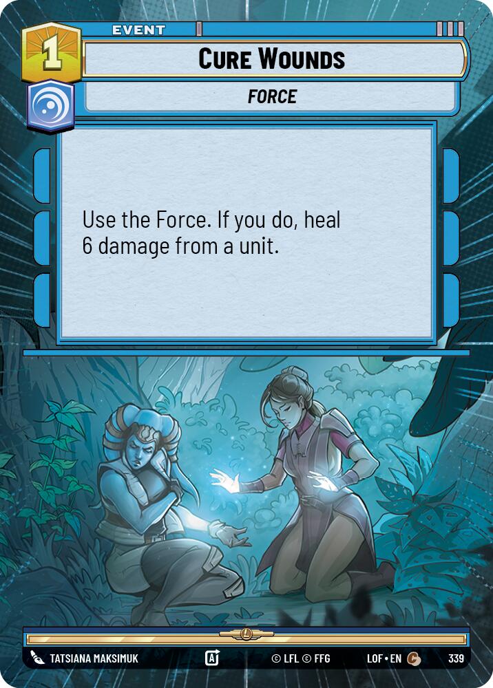 Cure Wounds (339) (Hyperspace) (339) [Legends of the Force] - The Mythic Store | 24h Order Processing