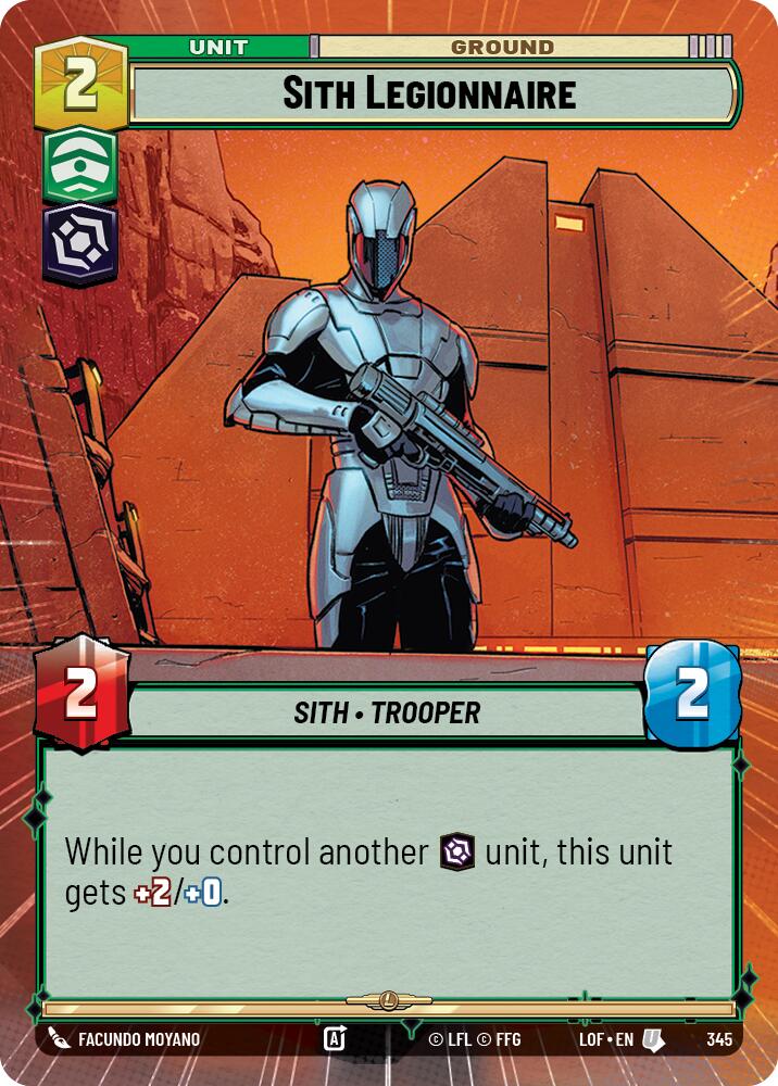 Sith Legionnaire (345) (Hyperspace) (345) [Legends of the Force] - The Mythic Store | 24h Order Processing