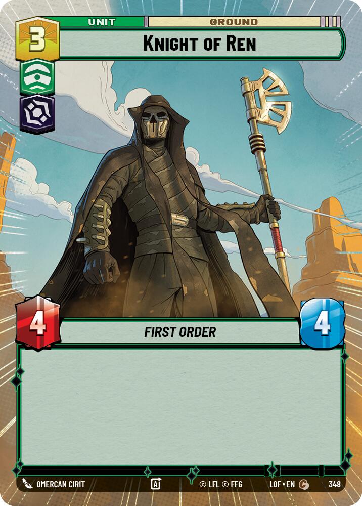 Knight of Ren (348) (Hyperspace) (348) [Legends of the Force] - The Mythic Store | 24h Order Processing